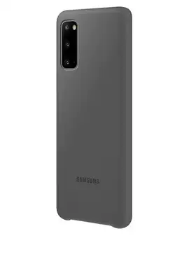 Capa Protetora Silicone Samsung Para Galaxy S20 EF-PG980TJEGBR Cinza