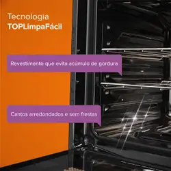 Forno de Embutir Elétrico Continental 50L com TOPLimpaFácil (OC4EM) 220V