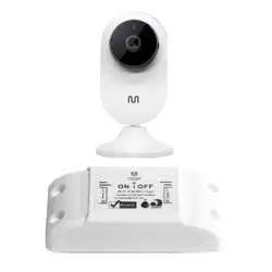 Compre Câmera Interna Inteligente Full HD e Leve Acionador Inteligente para Portão Multilaser Liv - SE241K SE241K