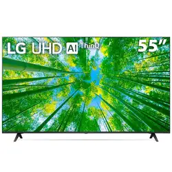 TV LED Smart 55" LG 4K Ultra HD 55UQ8050 WiFi Bluetooth HDR ThinQAI Smart Magic Google Alexa 3HDMI