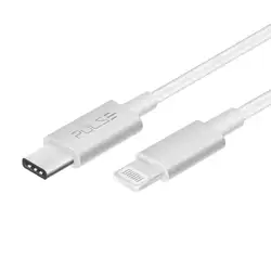 Cabo USB-C Ligthning MFI Pulse - WI417X [Reembalado] WI417X