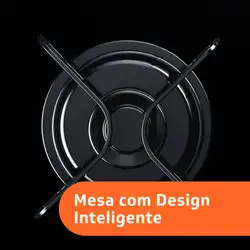 Cooktop 5 bocas Brastemp com quadrichama e timer touch - BDT85AE BIVOLT