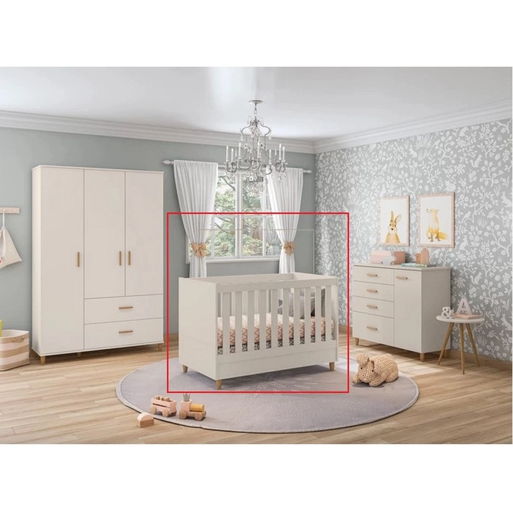 Berço Mini Cama Ayla - Branco