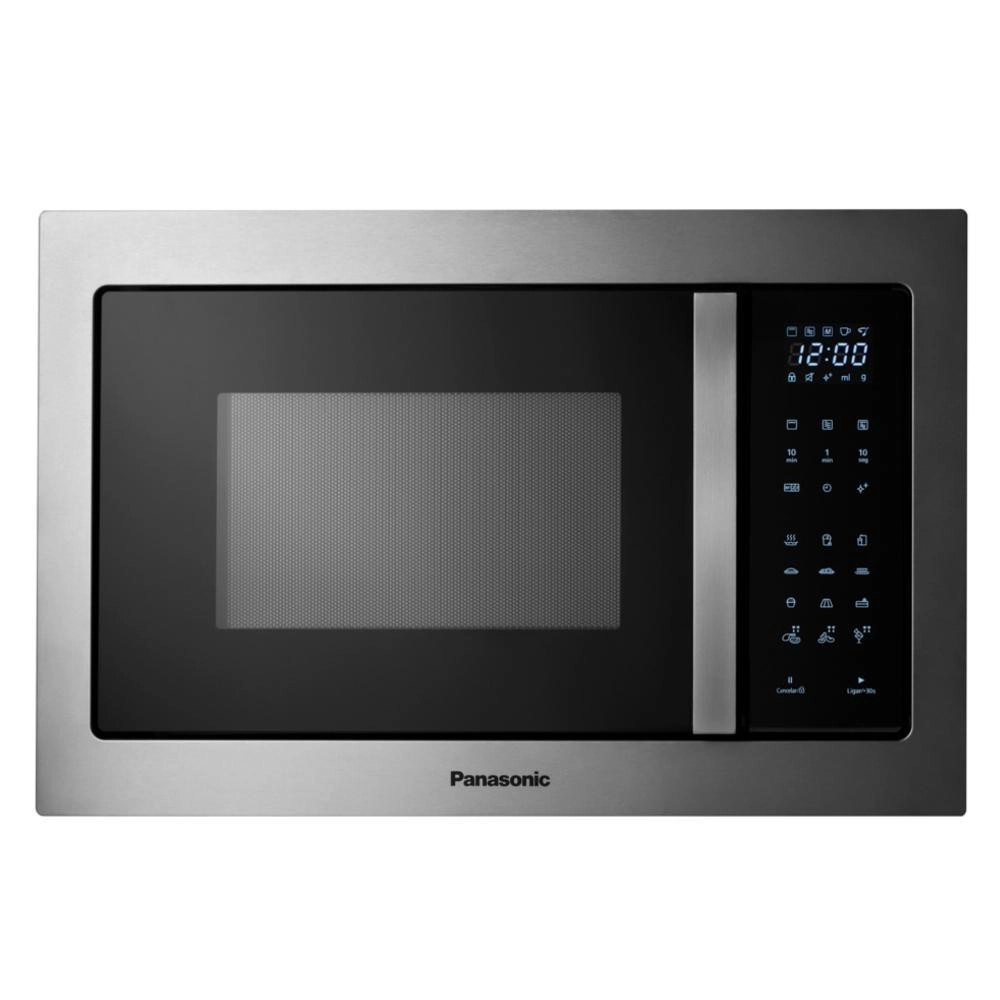 Micro-ondas de Embutir Panasonic NN-GB68HSRUK com grill 30L 900W Cinza 220V