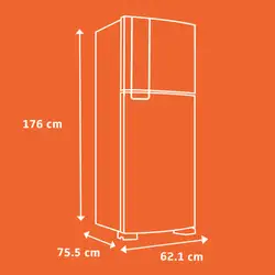 Geladeira Brastemp Frost Free Duplex 375 litros com Espaço Adapt - BRM45HB 220V