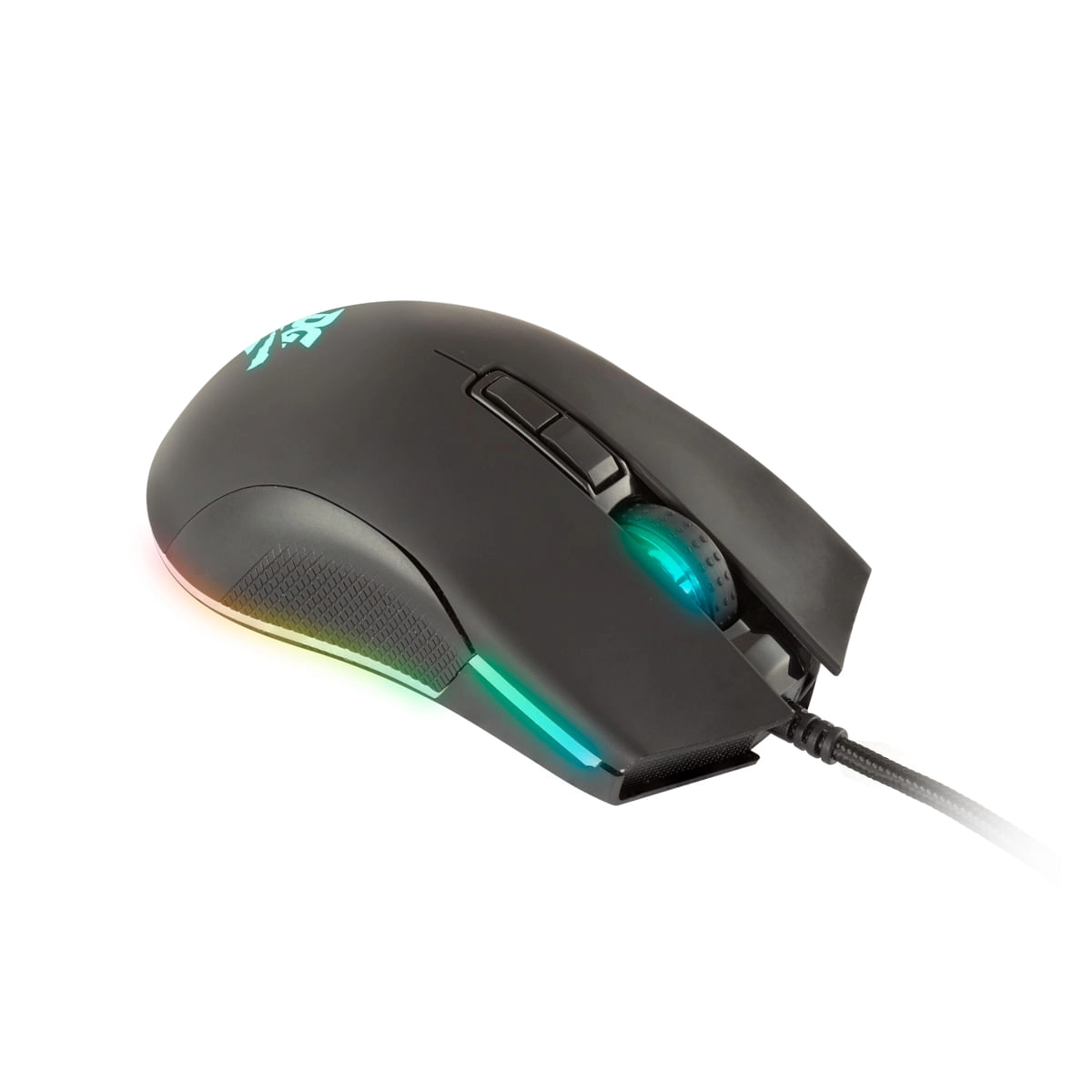 Mouse Gamer Philco PMS70 7 Botões Iluminação RGB 5000 DPI Bivolt