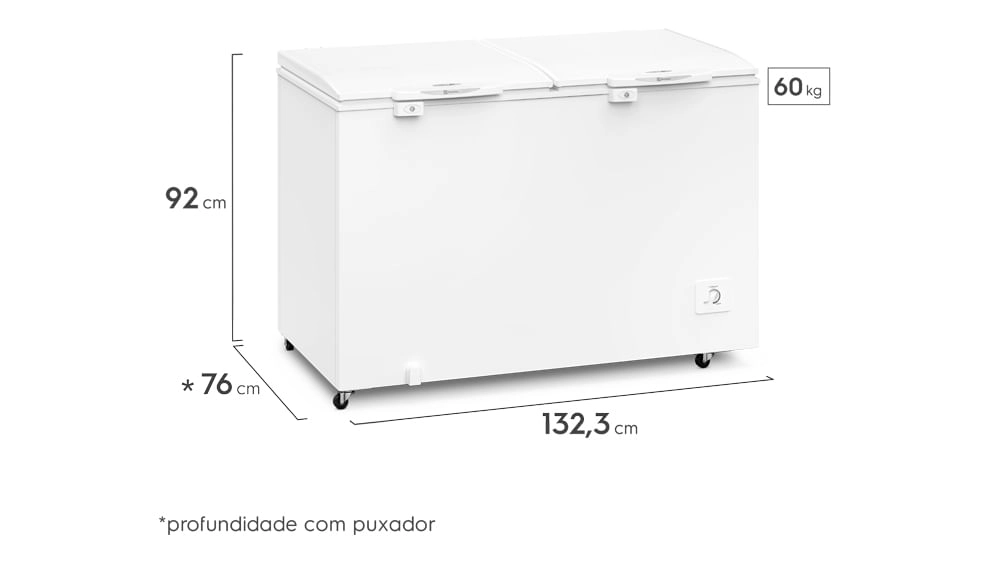 Freezer Horizontal Electrolux 400L (H440) 220V