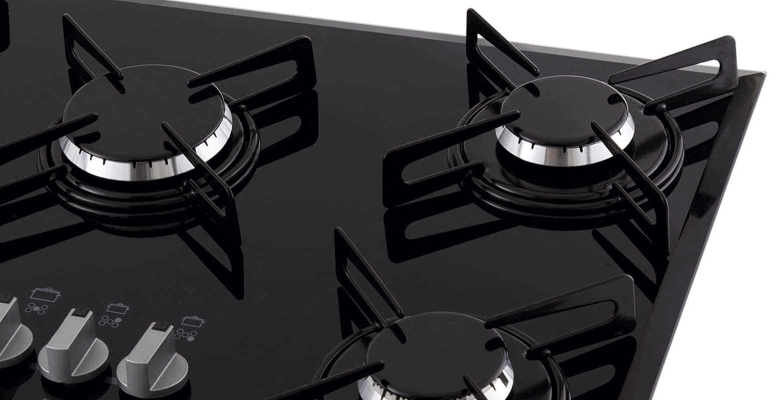 Cooktop Philco Cook Chef 5 Bocas Vidro Temperado Bivolt Bivolt