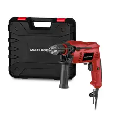 Furadeira com Impacto 220V-650w + Maleta e Acessórios Multilaser - HO295X [Reembalado] HO295X