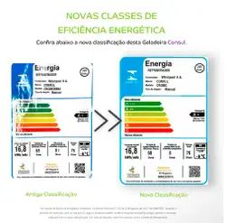 Frigobar Consul 117 litros com Gaveta Multiuso - CRC12CB 220V