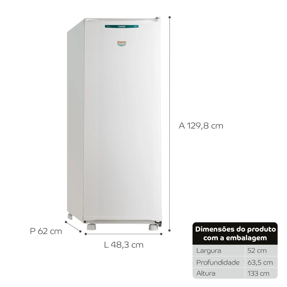 Freezer Vertical Consul 121 Litros - CVU18GB 220V