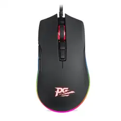 Mouse Gamer Philco PMS70 7 Botões Iluminação RGB 5000 DPI Bivolt