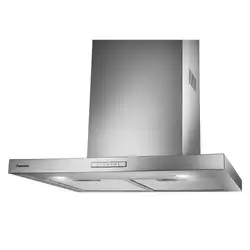 Coifa de Parede Panasonic Filtro de Gordura Removível 60cm Inox - FV-6HSUB2 220v