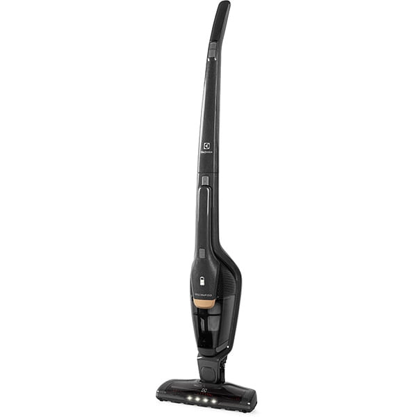 Aspirador de Pó Vertical Electrolux Ergorapido 2 em 1 Iron Grey Luz Led (ERG24C) - até 30 Min Filtro HEPA Função BrushRollClean 420ml Bivolt