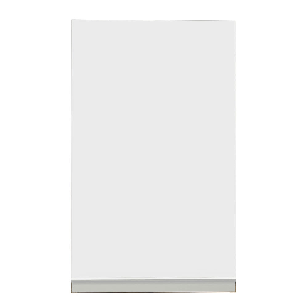 Armário Aéreo Madesa Glamy 40 cm 1 Porta Rustic/Branco Cor:Rustic/Branco