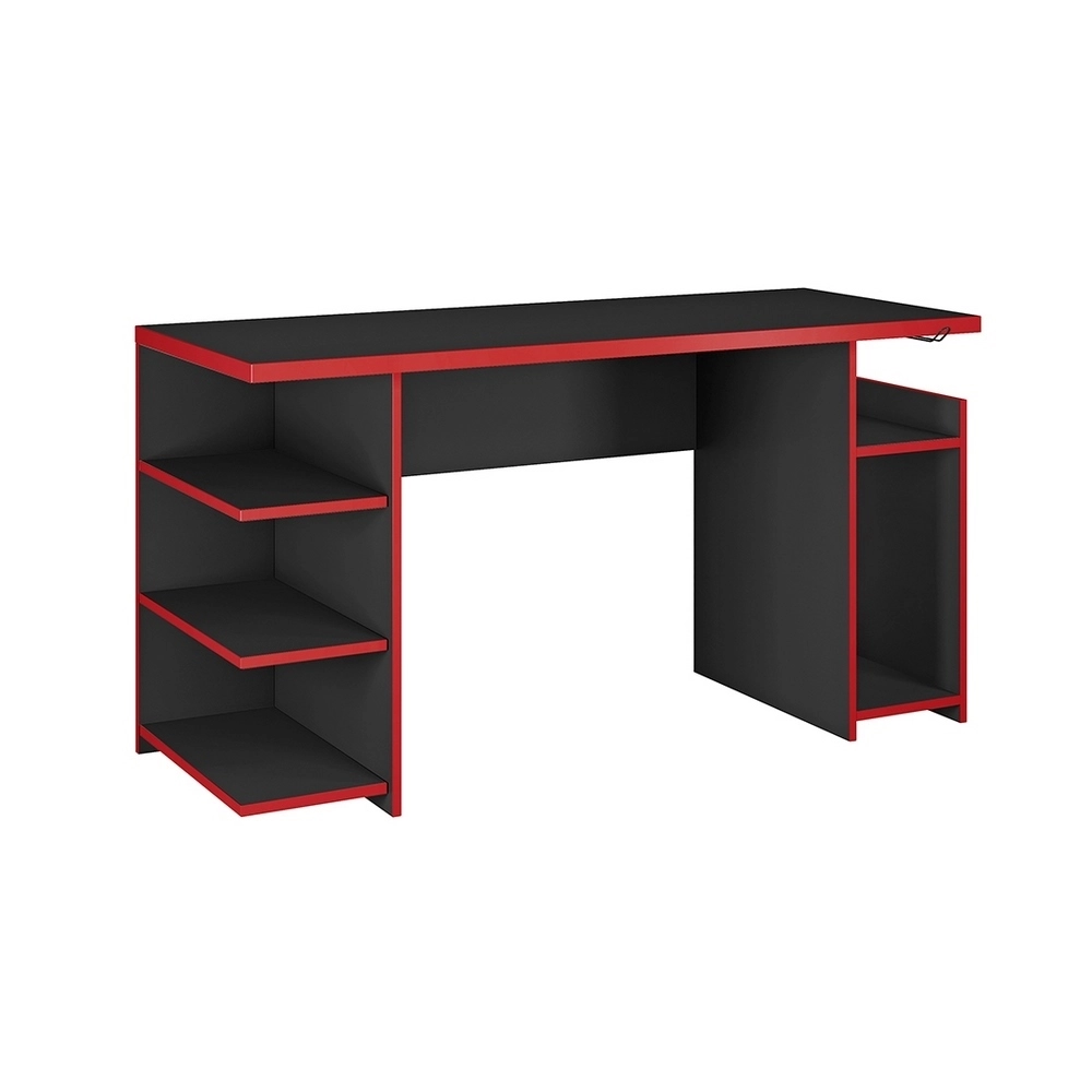 Mesa Computador 1.36M Game NT 2065 Preto/Vermelho A75XL136XP57 Notavel