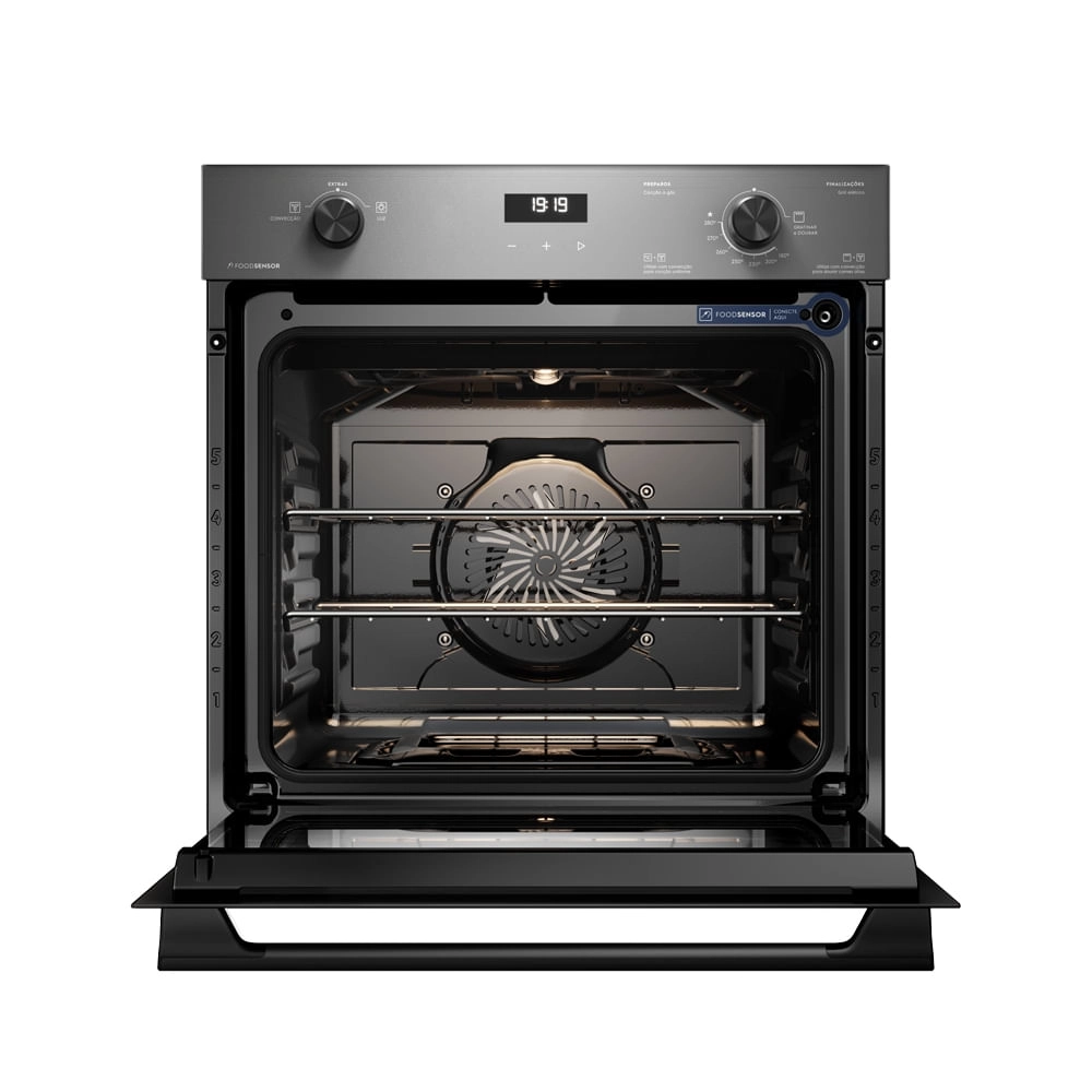 Forno de Embutir a Gás Electrolux 80L Experience com FoodSensor (OE8GF) 220V