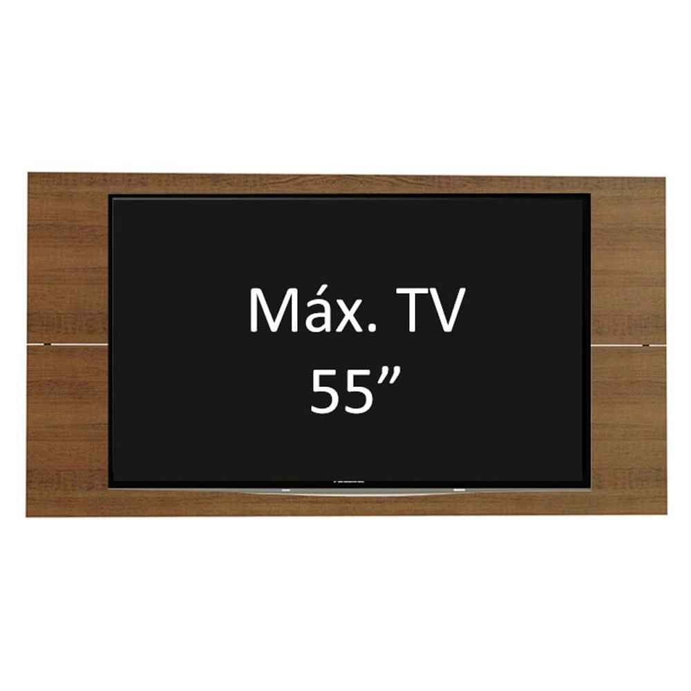 Painel para TV até 55 Polegadas Madesa - Rustic Cor:Rustic