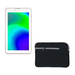 Combo de Case Neoprene Para Tablet Até 8 Pol + Tablet M7 (3g/32gb) Golden Rose - Multi - NB3610K NB3610K