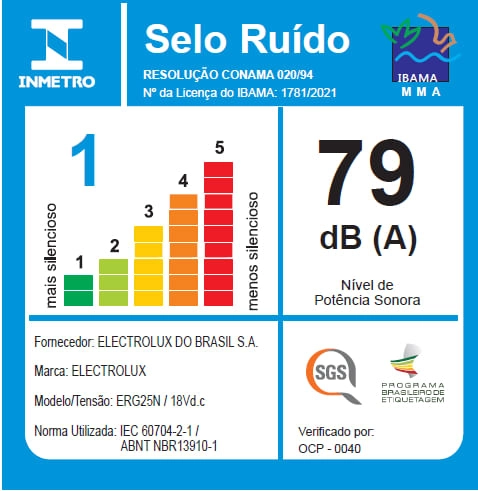 Aspirador de Pó Vertical Electrolux Ergorapido 2 em 1 Denin Blue Luz Led (ERG25N) - até 38 Min Filtro HEPA Função BrushRollClean 420ml Bivolt