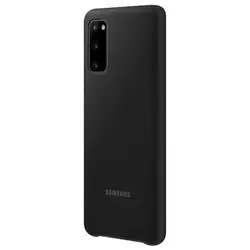 Capa Protetora Silicone Samsung Para Galaxy S20 EF-PG980TBEGBR Preta