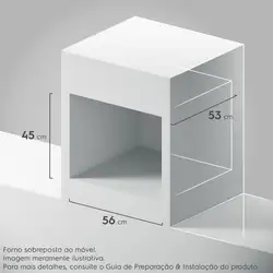 Forno de Embutir Elétrico Continental 50L com TOPLimpaFácil (OC4EM) 220V