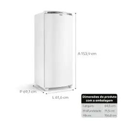 Geladeira Consul Frost Free 300 litros Branca com Freezer Supercapacidade - CRB36AB 220V