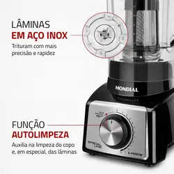 Liquidificador Special Line Mondial L-48-B-SL LIQUIDIFICADOR L-48-B-SL 220V/60Hz