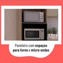 Cozinha Completa Telasul Caiena 4 Peças Paneleiro para Forno e Micro-Ondas Telasul