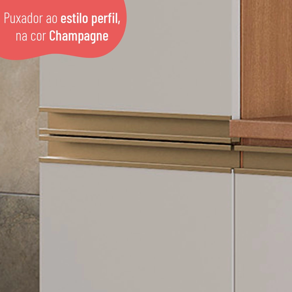 Paneleiro de Cozinha Macadâmia 40cm 2 Portas  Telasul