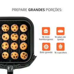 Fritadeira Sem Óleo Air Fryer 6 Litros AFN-60-BI Mondial 220V/60Hz