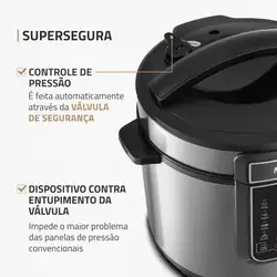 Panela de Pressão Elétrica Mondial Digital Master Cooker PE-40