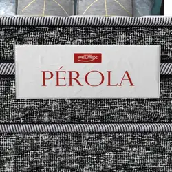 Conjunto Cama Box Solteirão Mola Prolastic Perola D65 Pillow 88X188X66 110KG Probel