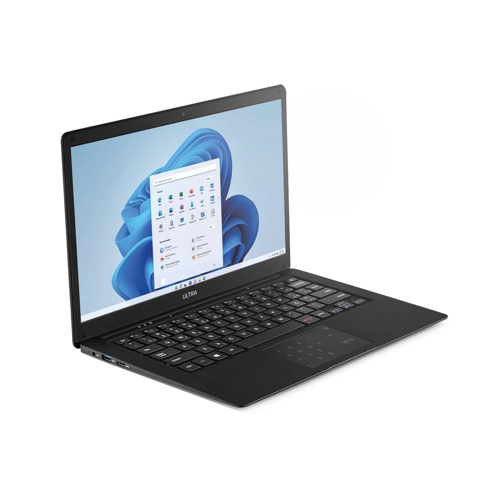 Notebook Ultra, com Windows 11 Home - Intel Celeron 4GB 120GB SSD 14,1 Pol. HD, Preto + Microsoft 365 Personal + 1TB na Nuvem - UB235 UB235