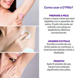 Depilador Por Luz Pulsada IPL - D'Pille - Multilaser - HC212 HC212