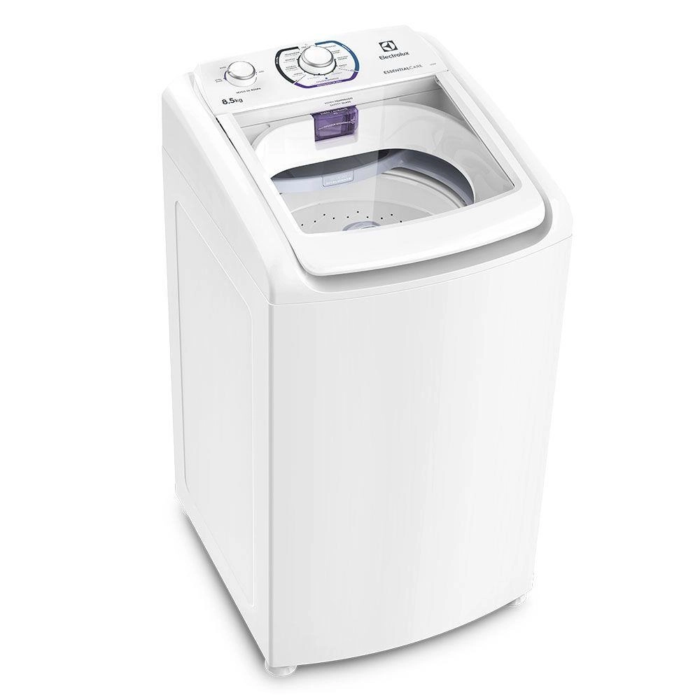 Maquina de Lavar Electrolux LES09 Essencial Care 8, 5KG Top Load Branca 220V