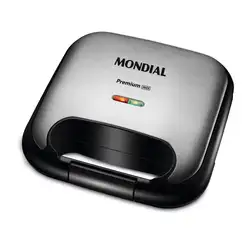 Grill e Sanduicheira Mondial Premium Inox S-25 SANDUICHEIRA S-25 220V/60HZ INOX