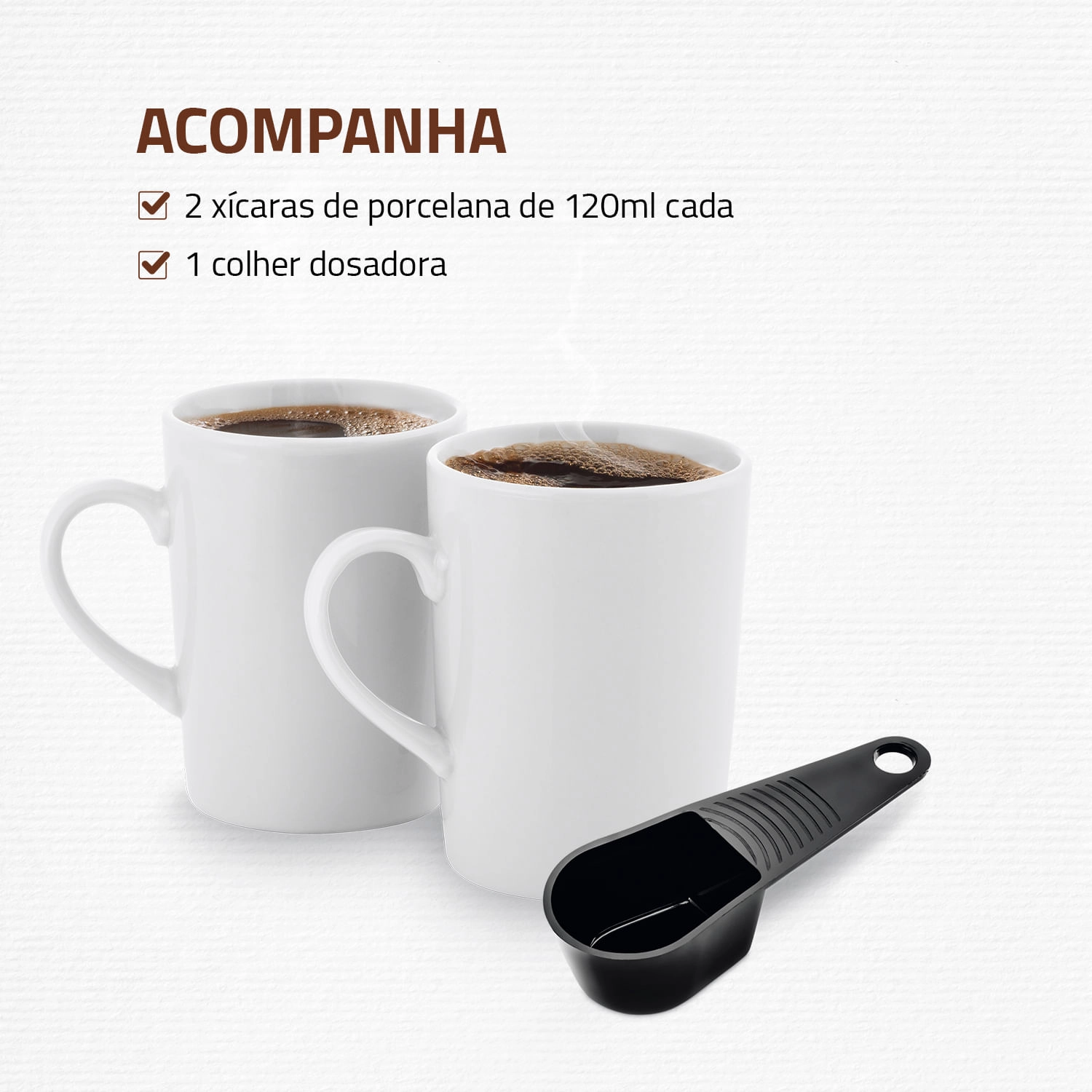 Cafeteira Mondial 2 xícaras Smart Coffee C-42-2X-RI CAFETEIRA C-42-2X-RI 220V/60HZ 2 XÍCARAS