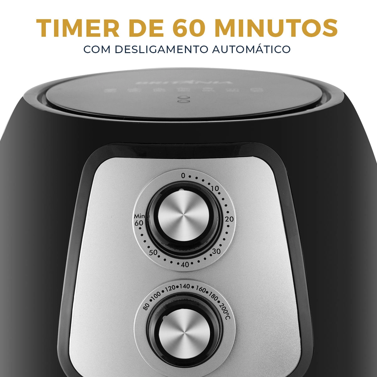 Fritadeira Air Fryer Britânia BFR21P 4L 1500W 220V