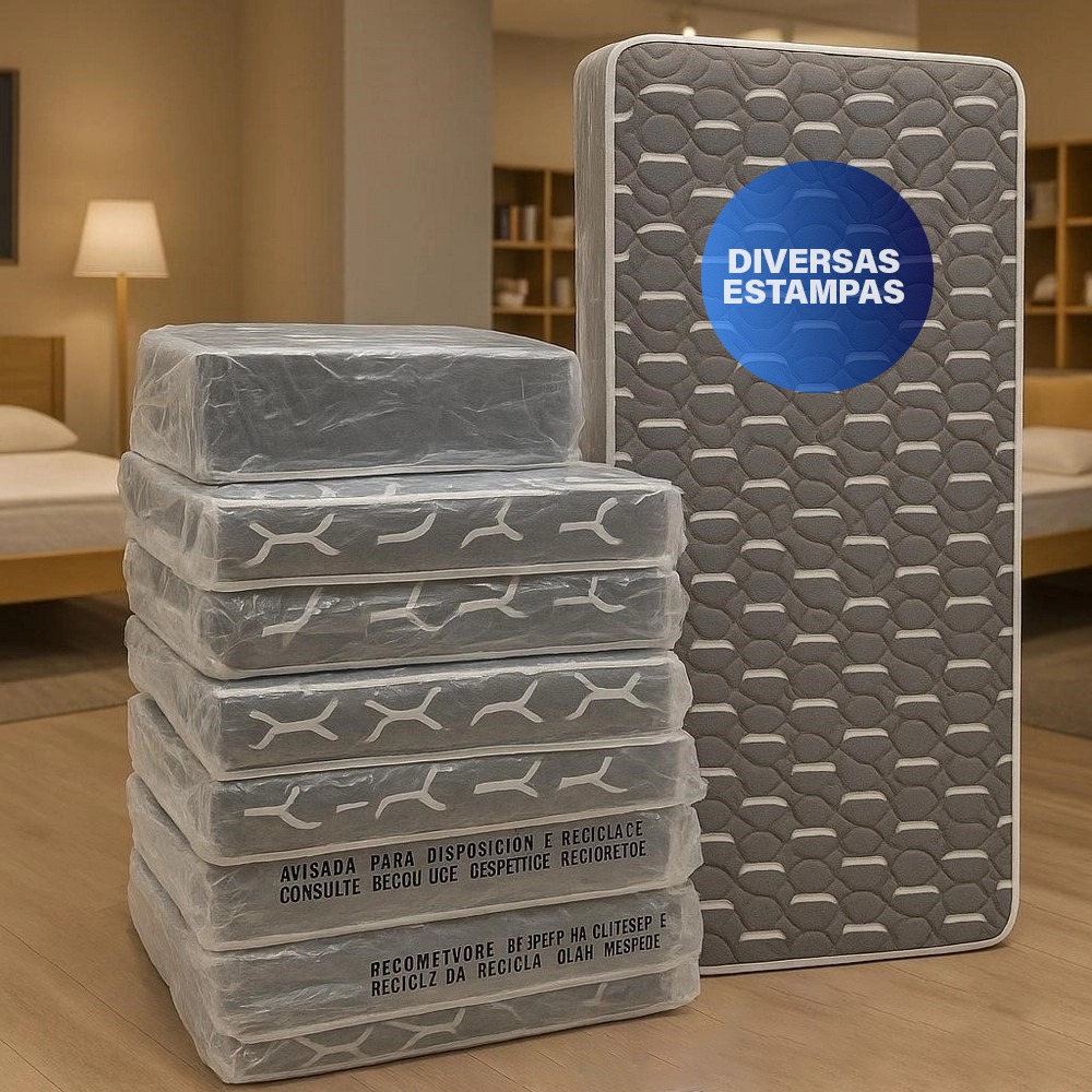 Colchão Solteiro D20 Top 78x188x12 Tekshine