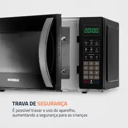 Micro-ondas 21L Mondial MO-01-21-B MICRO-ONDAS MO-01-21-B 220V/60HZ .