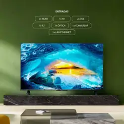 Smart TV 55" Toshiba 4K UHD QLED VIDAA Dolby Audio - TB026M TB026M