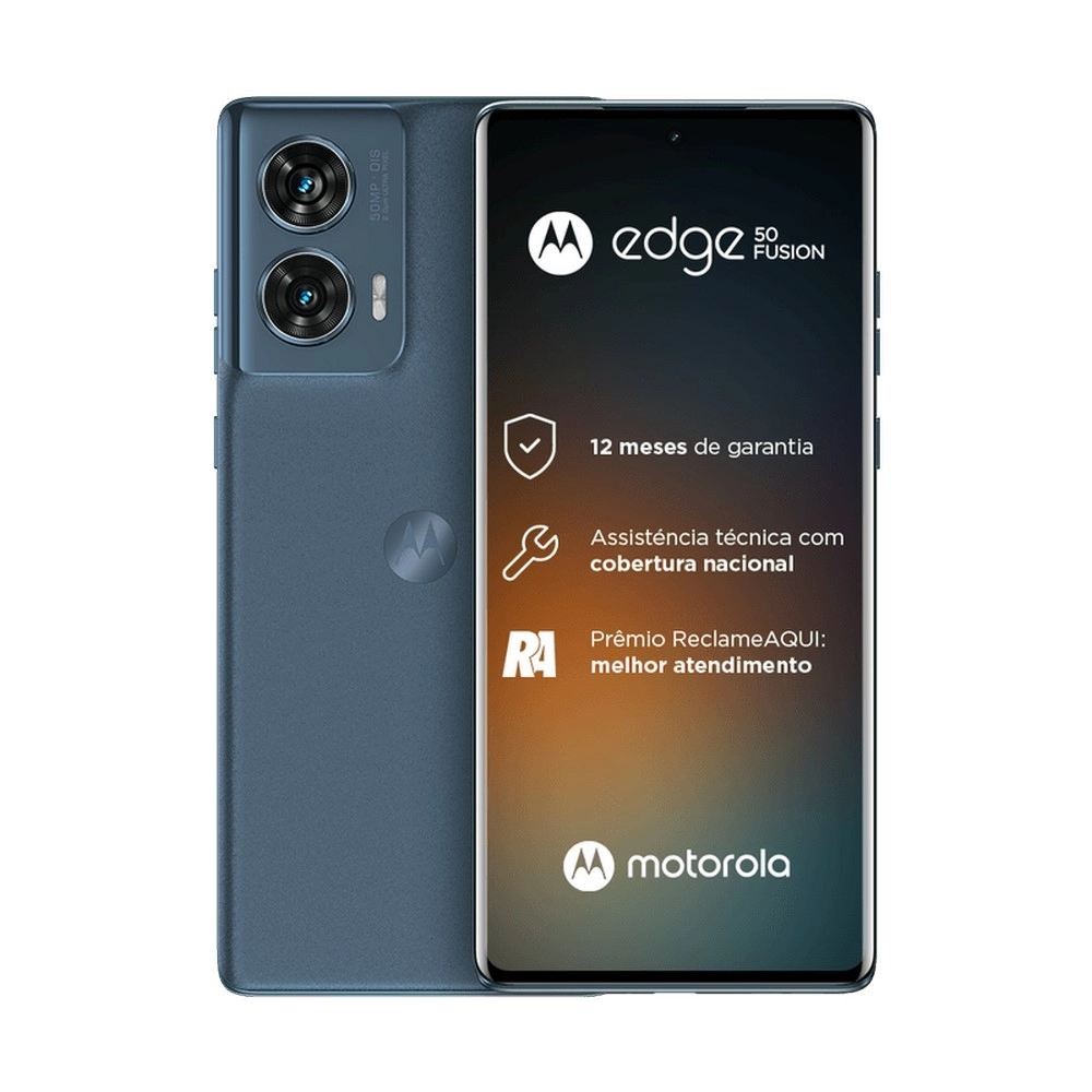 Smartphone Motorola Edge 50 Fusion 5G 256 GB XT2429-1 16GB RAM Android 14 Tela 6,7" Blue Teal