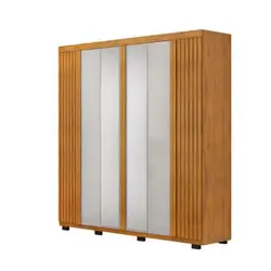 Guarda Roupa 6 Portas 4 Gav 2.35M London MDF 15/15 C/Esp C/Pe Ype/Bali A240XL235XP56 Dj