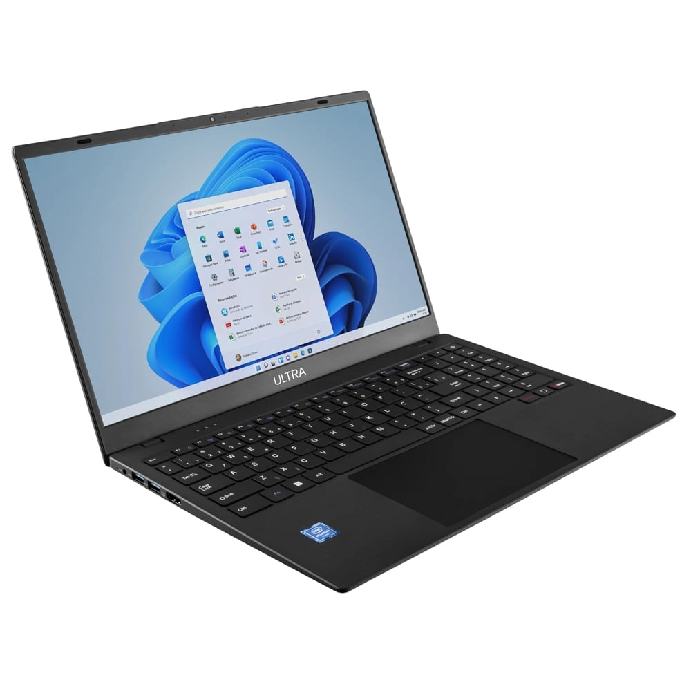 Notebook Ultra, com Windows 11 Home, Tela 14 Pol, Processador Celeron N4020C, Memória 4GB 128GB eMMC Cinza - UB250 UB250