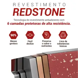 Frigideira Philco PPH240AFR Revestimento Redstone 1,7L -