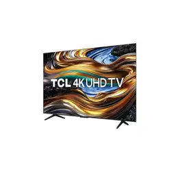 TV LED Smart 75" TCL 75P755 Ultra HD 4K Google TV 3 HDMI 1 USB Comando de Voz Preto Bivolt