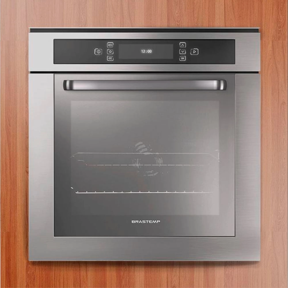 Forno De Embutir Elétrico Brastemp 67 Litros Cor Inox Com Função Ar ...