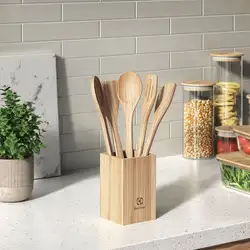 Conjunto de Utensílios de Bambu de 06 Peças - Electrolux