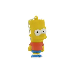 Pen Drive Bart Simpsons 8GB USB Leitura 10MB/s e Gravação 3MB/s Multilaser - PD071 PD071